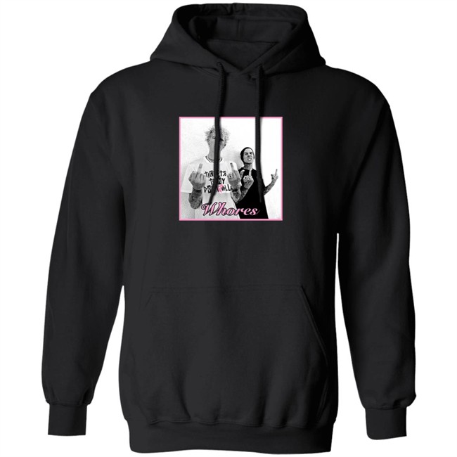 Mgk Merch Famous X Whores Tee Shirt Mgk Merch Famous X Whores Tee Shirt