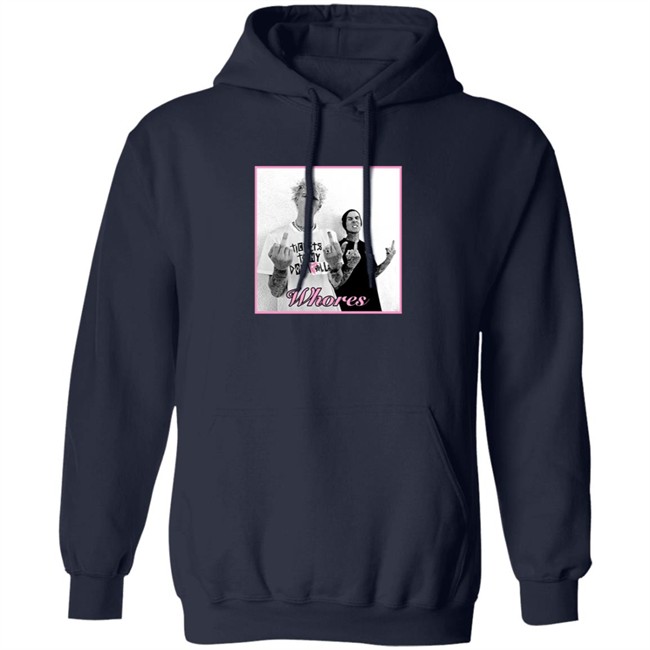 Mgk Merch Famous X Whores Tee Shirt Mgk Merch Famous X Whores Tee Shirt