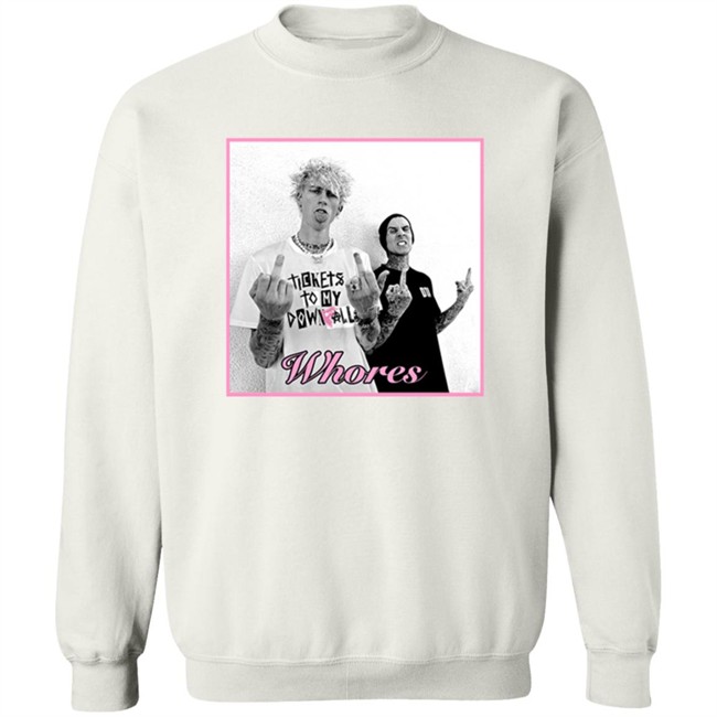 Mgk Merch Famous X Whores Tee Shirt Mgk Merch Famous X Whores Tee Shirt