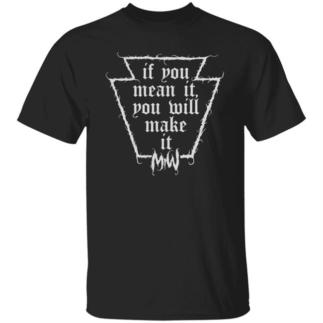 Miw Merch Keystone Logo Tee Shirt Motionless In White If You Mean It You Will Make It