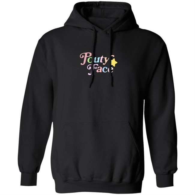 Addison Rae Youth Pouty Face Blue Sweatshirt Addison Rae Youth Pouty Face Blue Sweatshirt