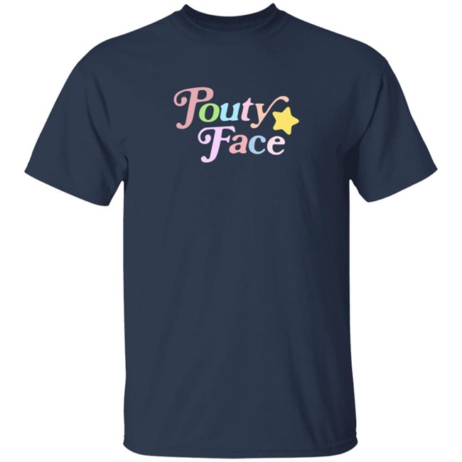 Addison Rae Youth Pouty Face Blue Sweatshirt Addison Rae Youth Pouty Face Blue Sweatshirt