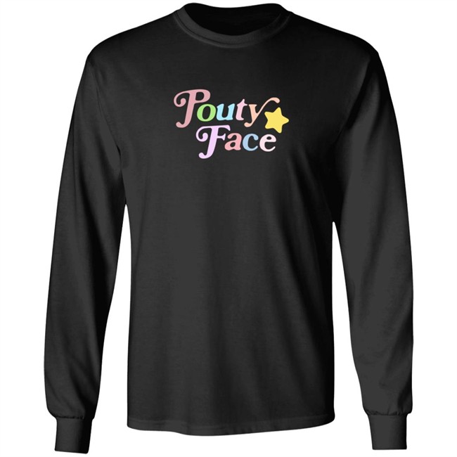Addison Rae Youth Pouty Face Blue Sweatshirt Addison Rae Youth Pouty Face Blue Sweatshirt