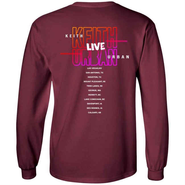 Keith Urban Band Merch Shirt Keith Urban Band Merch Shirt