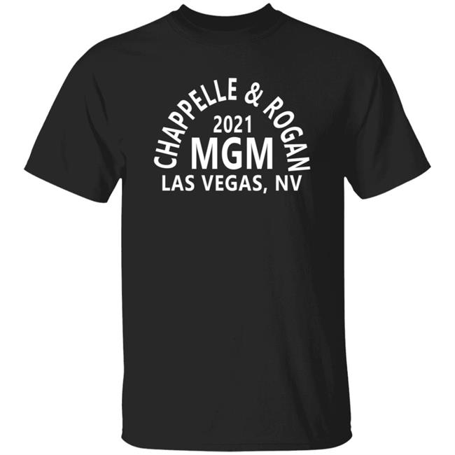 Joe Rogan Merch Dave Chappelle X Joe Rogan Las Vegas Tee Shirt 2021