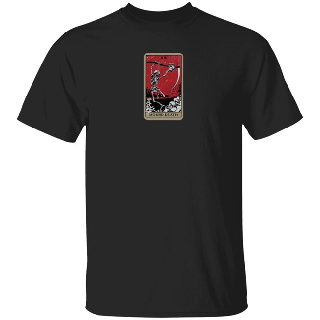 Morbid Podcast Merch Tarot Card Of Death Tee Shirt