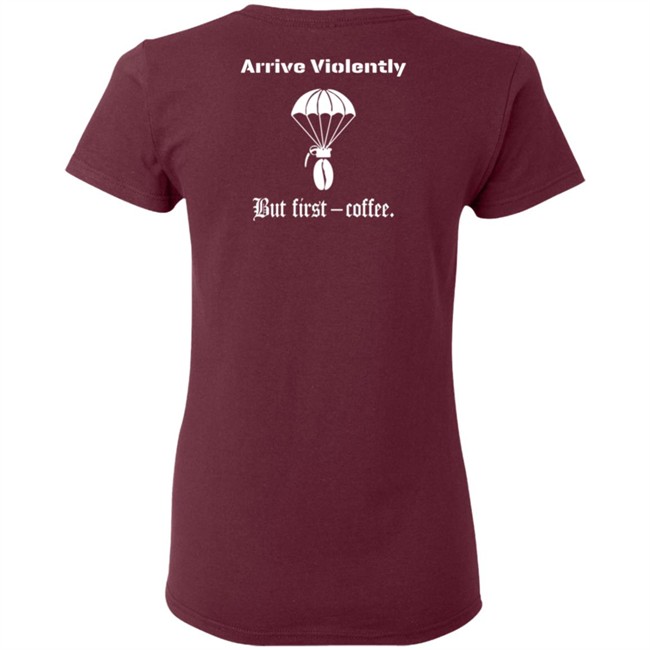 Airborne Coffee Bean Grenade Shirt Airborne Coffee Bean Grenade Shirt