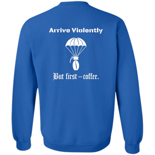 Airborne Coffee Bean Grenade Shirt Airborne Coffee Bean Grenade Shirt