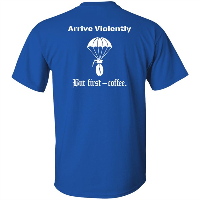 Airborne Coffee Bean Grenade Shirt Airborne Coffee Bean Grenade Shirt