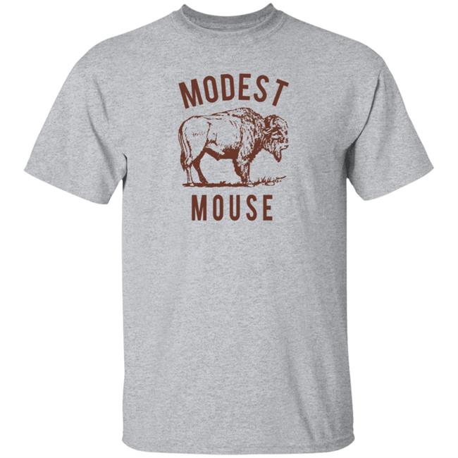 Modest Mouse Shop Redstar Merch Buffalo Heather Shirt