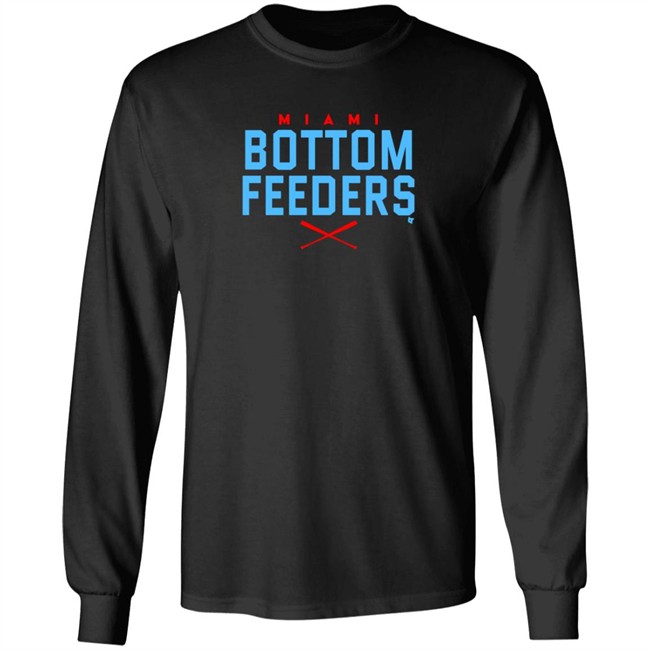Miami Marlins Miami Bottom Feeders BreakingT Fish Stripes Shirt Miami Marlins Miami Bottom Feeders BreakingT Fish Stripes Shirt