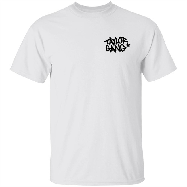 Taylor Gang Merch Team T Shirt In Whirte Taylor Gang Merch Team T Shirt In Whirte