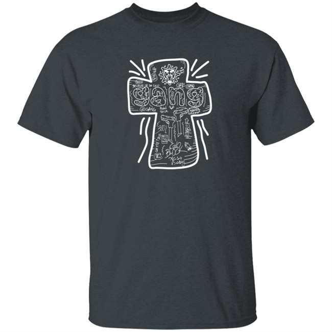 Limited Edition Glo Gang Merch Believe Cross Shirt Limited Edition Glo Gang Merch Believe Cross Shirt