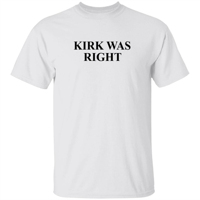 Barstool Sports Store Kirk Was Right Tee Shirt