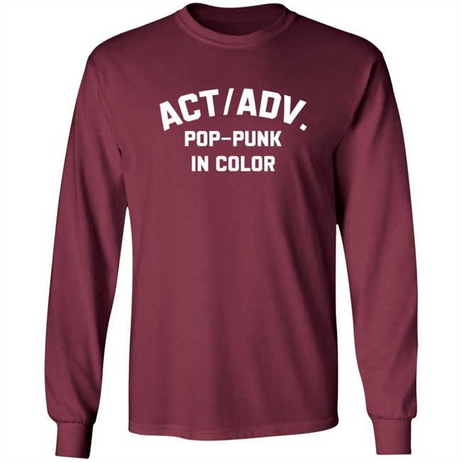 Action Adventure merch Pop Punk In Color Tee Action Adventure merch Pop Punk In Color Tee