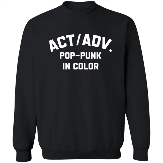 Action Adventure merch Pop Punk In Color Tee Action Adventure merch Pop Punk In Color Tee
