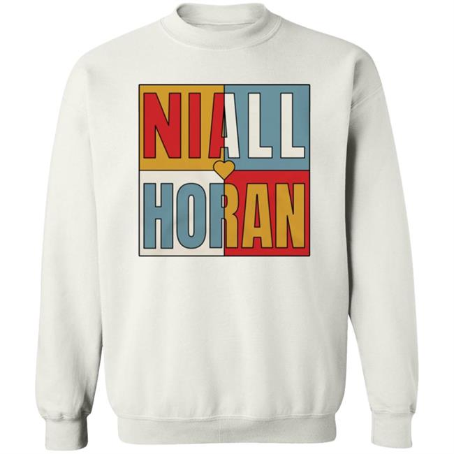 Niall Horan Merch Niall Horan Sweatshirt Niall Colour Block Crew