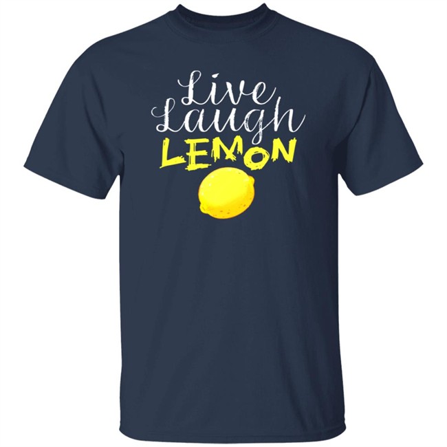 Atwwd Merch Live Laugh Lemon Navy Tee Shirt