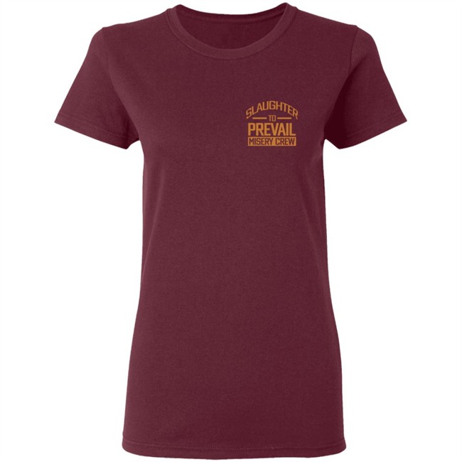 Slaughter To Prevail Merch Misery Crew Tee Shirt Slaughter To Prevail Merch Misery Crew Tee Shirt