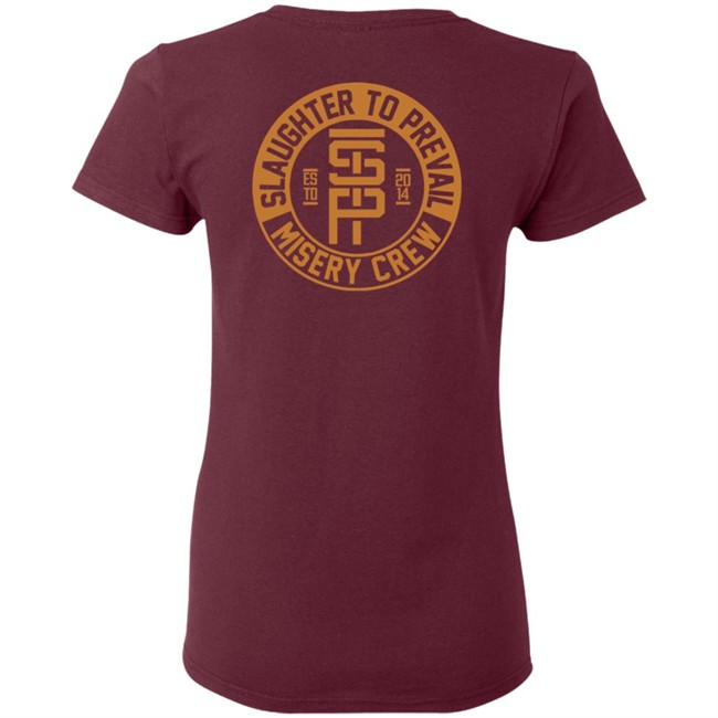 Slaughter To Prevail Merch Misery Crew Tee Shirt Slaughter To Prevail Merch Misery Crew Tee Shirt