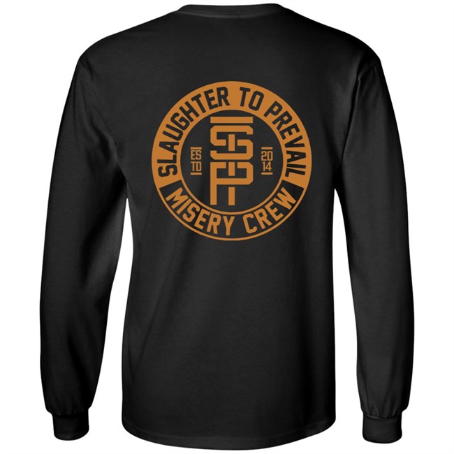 Slaughter To Prevail Merch Misery Crew Tee Shirt Slaughter To Prevail Merch Misery Crew Tee Shirt
