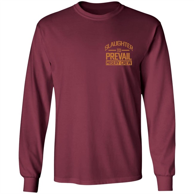Slaughter To Prevail Merch Misery Crew Tee Shirt Slaughter To Prevail Merch Misery Crew Tee Shirt