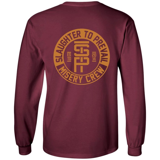 Slaughter To Prevail Merch Misery Crew Tee Shirt Slaughter To Prevail Merch Misery Crew Tee Shirt