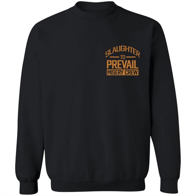 Slaughter To Prevail Merch Misery Crew Tee Shirt Slaughter To Prevail Merch Misery Crew Tee Shirt