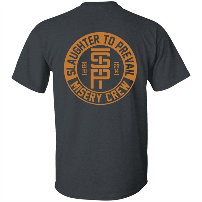 Slaughter To Prevail Merch Misery Crew Tee Shirt Slaughter To Prevail Merch Misery Crew Tee Shirt