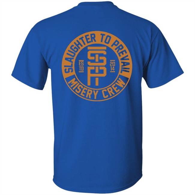 Slaughter To Prevail Merch Misery Crew Tee Shirt Slaughter To Prevail Merch Misery Crew Tee Shirt