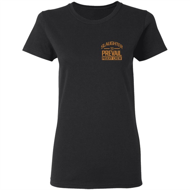 Slaughter To Prevail Merch Misery Crew Tee Shirt Slaughter To Prevail Merch Misery Crew Tee Shirt