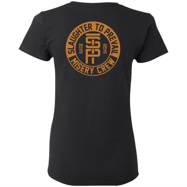 Slaughter To Prevail Merch Misery Crew Tee Shirt Slaughter To Prevail Merch Misery Crew Tee Shirt