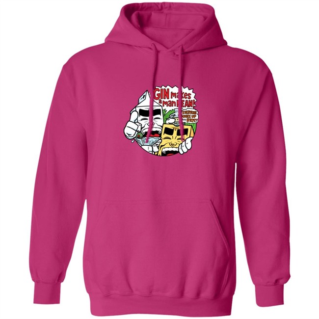 Evan Dorkin Milk & Cheese Gin Makes A Man Mean T Shirt Evan Dorkin Milk & Cheese Gin Makes A Man Mean T Shirt