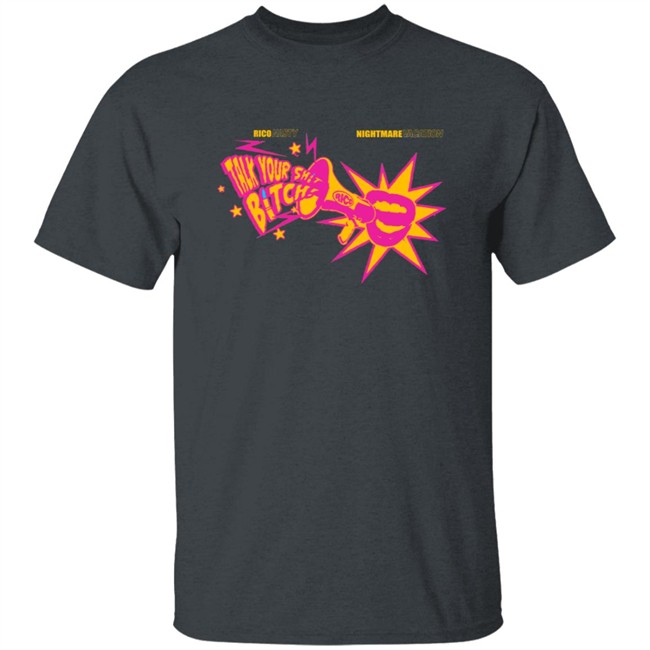 Rico Nasty Merch Rico Nasty Mega Talk Shirt Rico Nasty Merch Rico Nasty Mega Talk Shirt