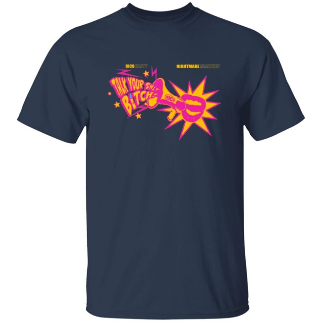 Rico Nasty Merch Rico Nasty Mega Talk Shirt Rico Nasty Merch Rico Nasty Mega Talk Shirt