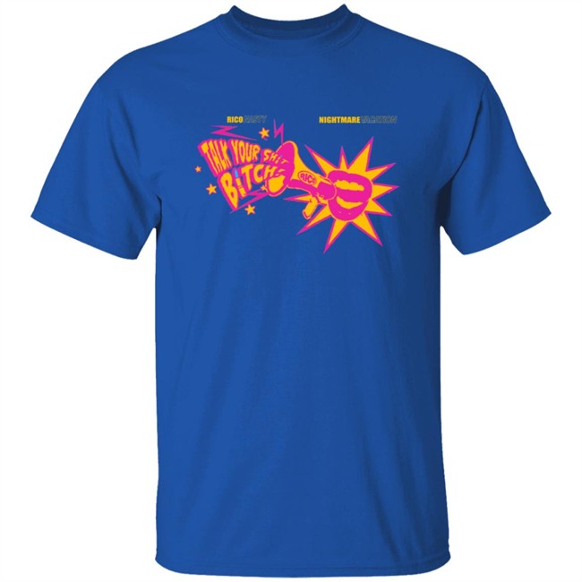 Rico Nasty Merch Rico Nasty Mega Talk Shirt Rico Nasty Merch Rico Nasty Mega Talk Shirt