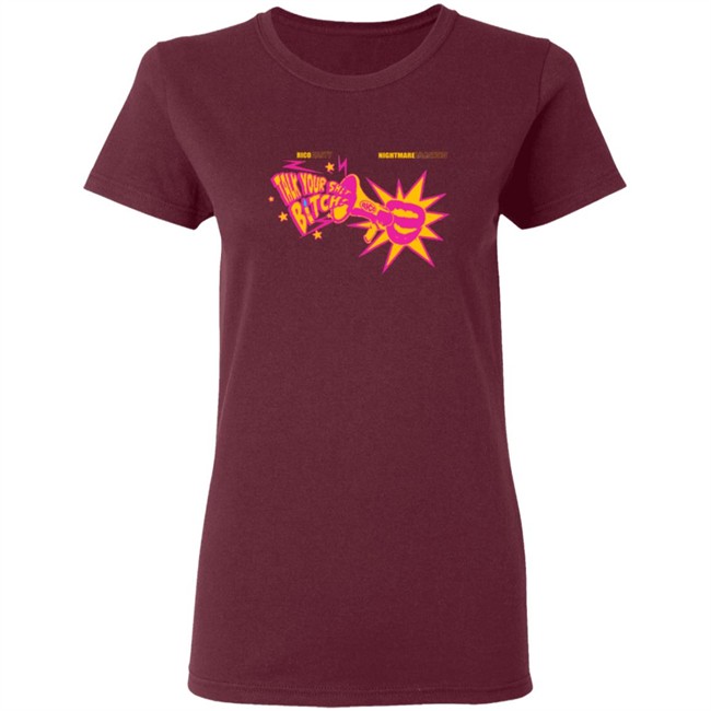 Rico Nasty Merch Rico Nasty Mega Talk Shirt Rico Nasty Merch Rico Nasty Mega Talk Shirt
