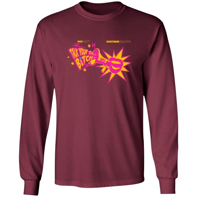 Rico Nasty Merch Rico Nasty Mega Talk Shirt Rico Nasty Merch Rico Nasty Mega Talk Shirt