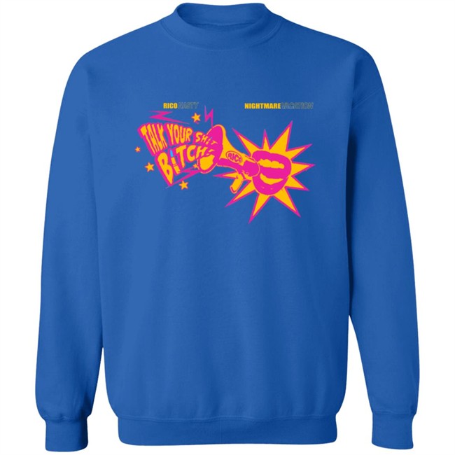 Rico Nasty Merch Rico Nasty Mega Talk Shirt Rico Nasty Merch Rico Nasty Mega Talk Shirt