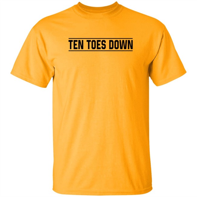 Mens Ten Toes Down T Shirt White Mens Ten Toes Down T Shirt White