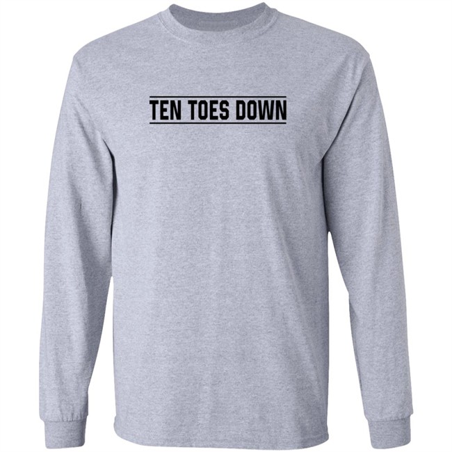 Mens Ten Toes Down T Shirt White Mens Ten Toes Down T Shirt White