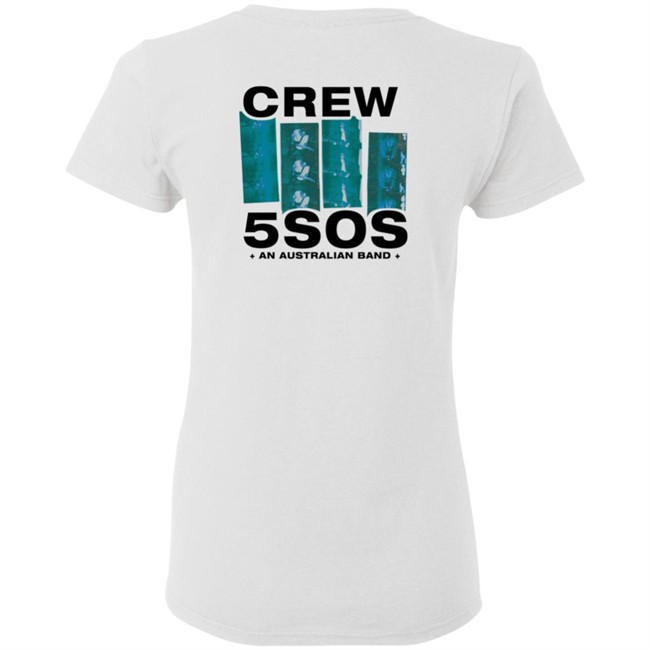 5Sos Store We Need Crew Tee Shirt White 5Sos Store We Need Crew Tee Shirt White