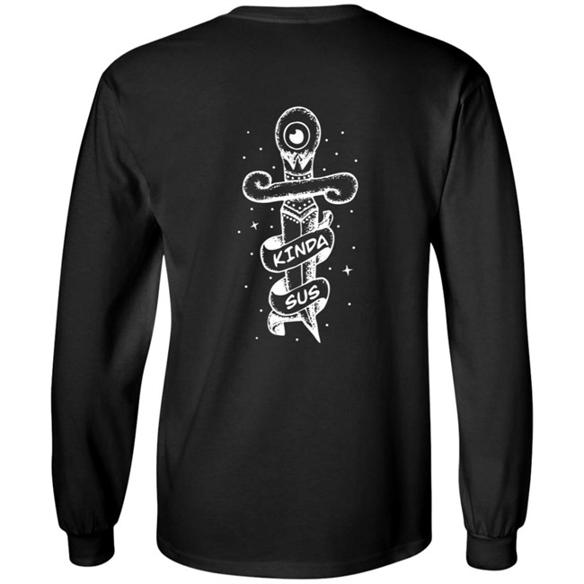 Jacksepticeye Merch Kinda Sus Tee Shirt Jacksepticeye Merch Kinda Sus Tee Shirt