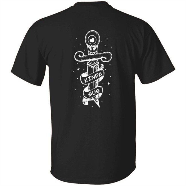 Jacksepticeye Merch Kinda Sus Tee Shirt Jacksepticeye Merch Kinda Sus Tee Shirt
