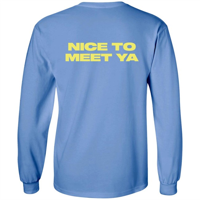 Niall Horan Heartbreak Weather Merch Nice To Meet Ya Hoodie Niall Horan Heartbreak Weather Merch Nice To Meet Ya Hoodie