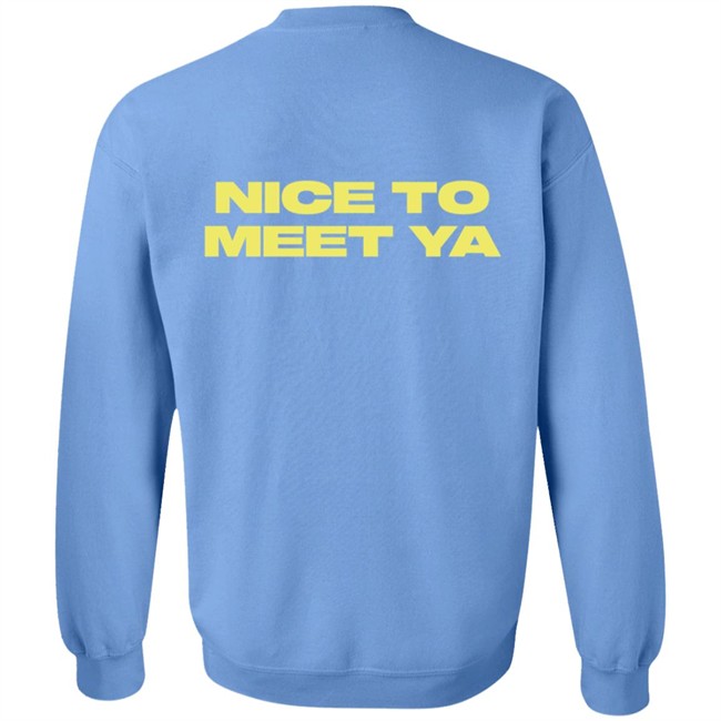 Niall Horan Heartbreak Weather Merch Nice To Meet Ya Hoodie Niall Horan Heartbreak Weather Merch Nice To Meet Ya Hoodie