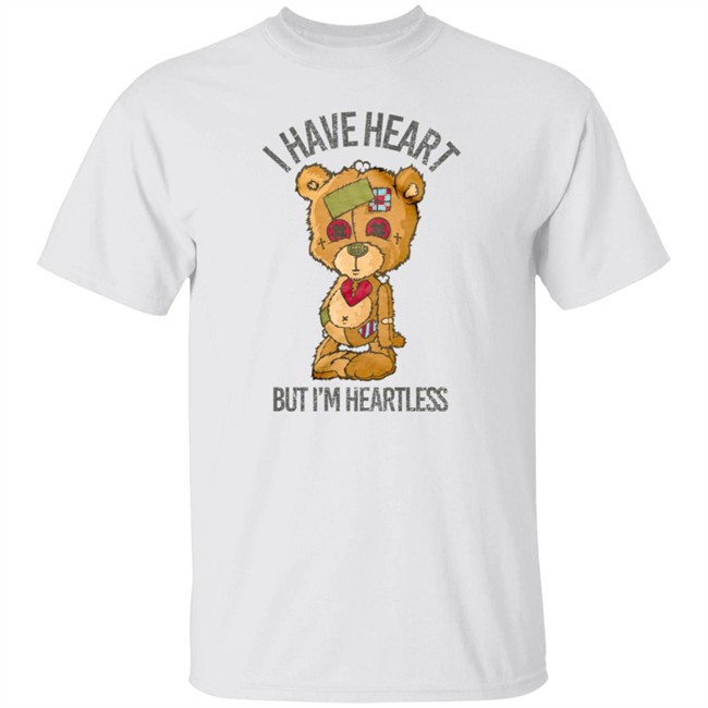Limited Edition Snipergangapparel Merch Heartless I Have Heart But I'm Heartless Tee Shirt