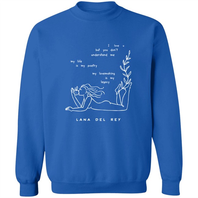 Lana Del Rey Merch Violet Tee Shirt Lana Del Rey Merch Violet Tee Shirt