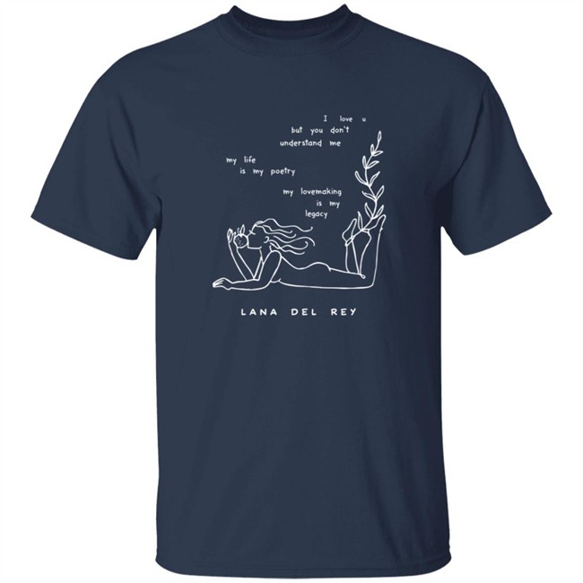 Lana Del Rey Merch Violet Tee Shirt Lana Del Rey Merch Violet Tee Shirt