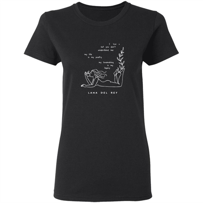 Lana Del Rey Merch Violet Tee Shirt Lana Del Rey Merch Violet Tee Shirt